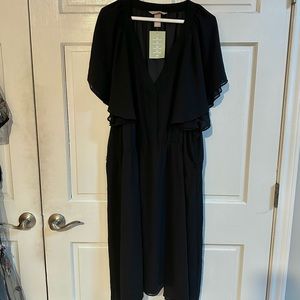 H&M Flutter Sleeve Dress